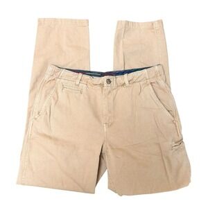 Carbon 2 Cobalt Pants Mens Size 33x32 Beige Texture Rip Stop Khaki Career Casual